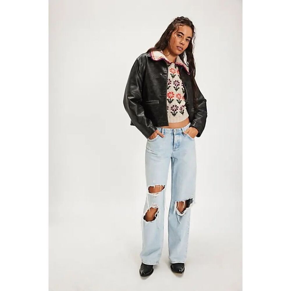 New Free People Frills Softspun Sweater Size Xs - Picture 3 of 11
